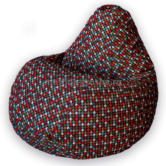 Кресло Мешок Груша Гусиная лапка (XL, Классический)