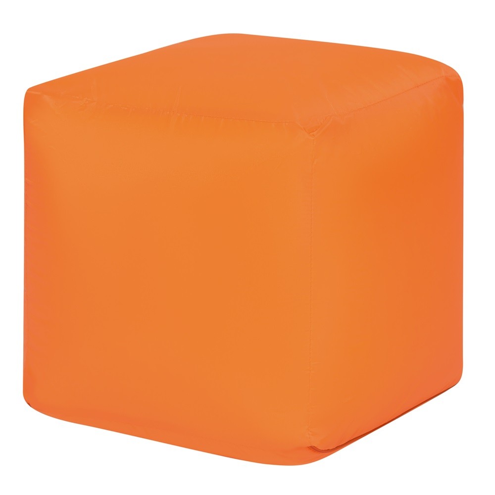 Пуфик Куб Оранжевый Оксфорд (Классический)