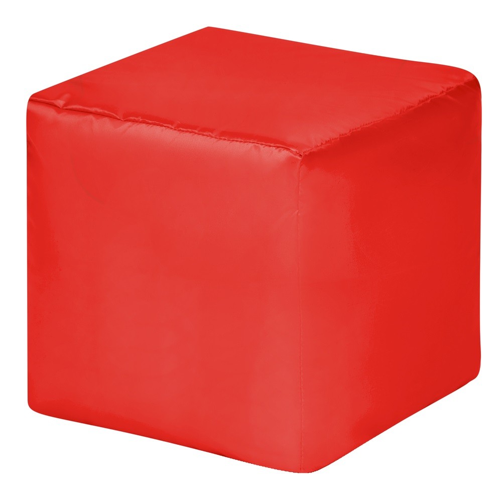 Пуфик Куб Красный Оксфорд (Классический)